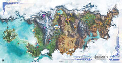 Horizon Zero Dawn (horizon forbidden west collector's edition world map)