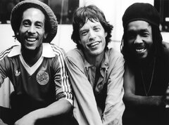 Bob Marley Mick Jagger Peter Tosh