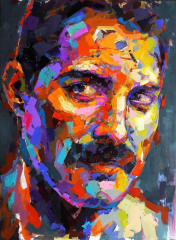 Freddie Mercury Queen Legendary SingerSilk