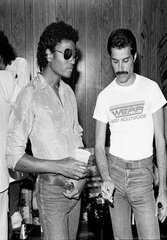 Freddie Mercury & Michael Jackson Singer Art