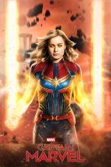 Captain Marvel Movie Brie Larson Art