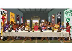 Michael Jordan (nba last supper) (The Last Supper)