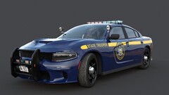 - Dodge Charger Hellcat New York State Police 3D model