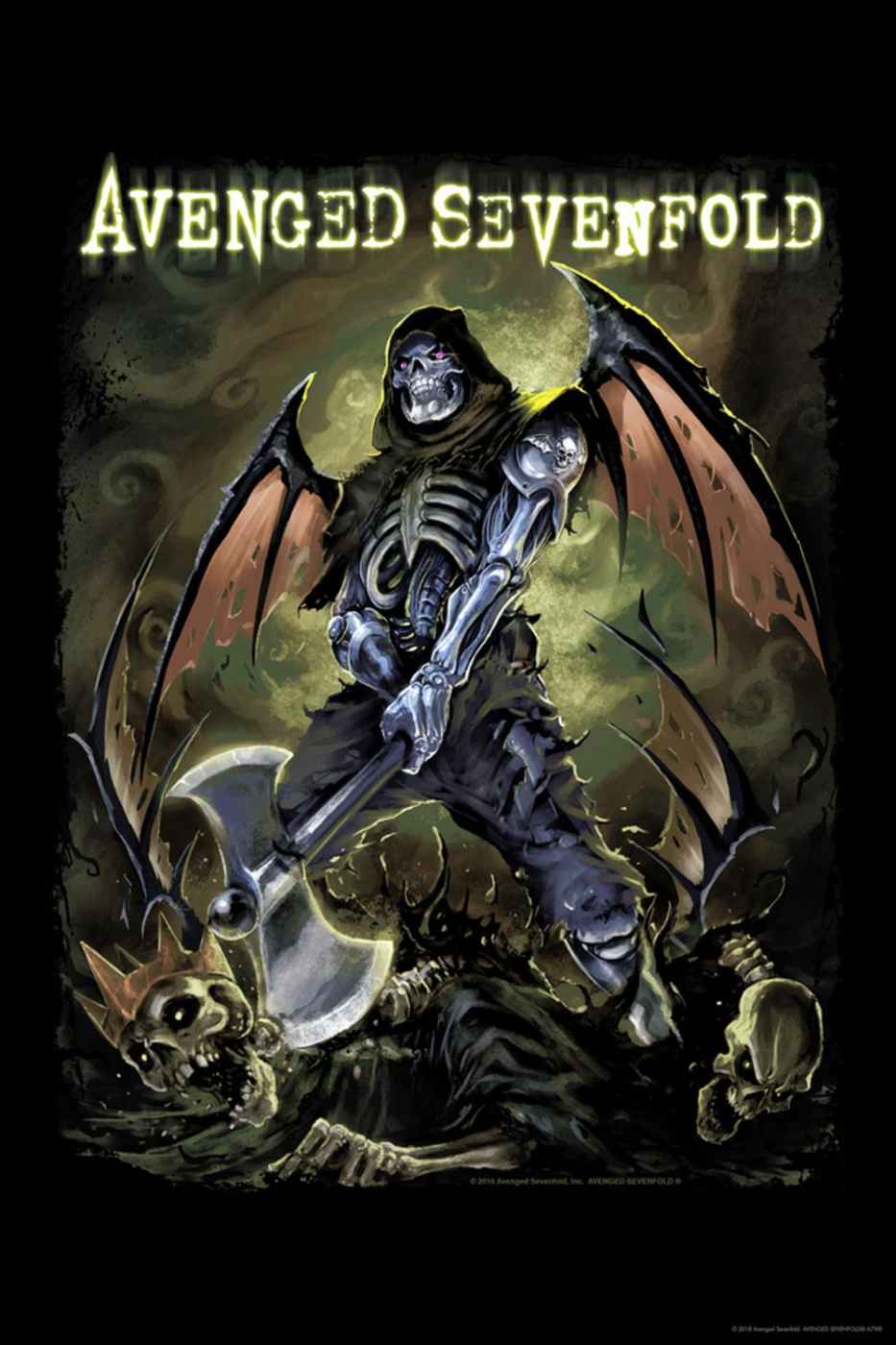 Avenged Sevenfold Grim Reaper Artwork Poster 22.5 x 34 – PosterAmerica