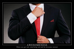 Awesomeness Motivational Poster