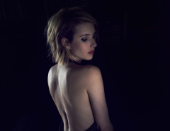 Backless Emma Roberts Photoshoot 2017