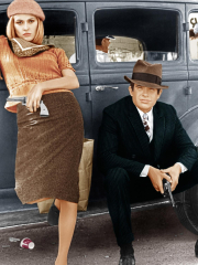 Bonnie and Clyde, Faye Dunaway, Warren Beatty, 1967