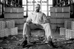 Breaking Bad - All Hail the King - Walter White Bryan Cranston TV Poster
