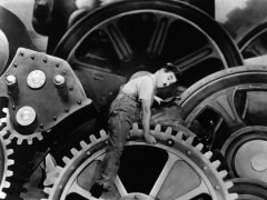Charlie Chaplin. &quot;The Masses&quot; 1936, &quot;Modern Times&quot; Directed by Charles Chaplin