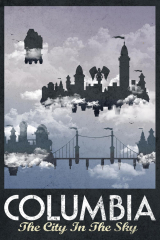 Columbia Retro Travel Poster