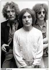 Cream- Eric Clapton, Ginger Baker &amp; Jack Bruce, London 1967