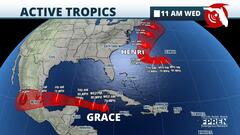 Grace, Henri Not Expected To Affect Southeast U.S., But Saharan ...