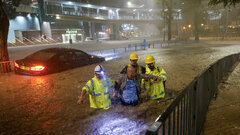 Storms Cause Major Flooding in Hong Kong and Nearby Cities - The New