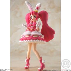 Bandai Kirakira Precure a la Mode Cutie Figure 3SET (2. Cure Custard "Kirakira Precure Alamode Cuty Figurine)