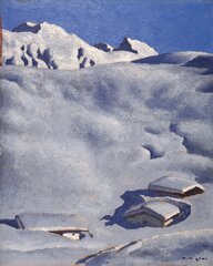 Alfons Walde - The Alps in White