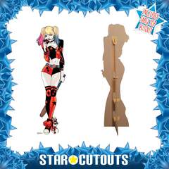 Harley Quinn (Star Cutouts SC1454 Harley Quinn Baseball Bat Cardboard Cutout Perfect for Superhero Birthdays, Weddings and Events Height 177cm)