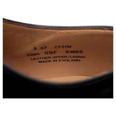 Epsom' Black Leather Oxford UK 8.5 F - Abbot's Shoes