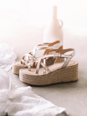 ▷ Platform menorquine | Sandals with ribbons -MIRA-CM colour Pink