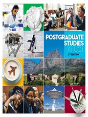 UCT Postgraduate-Studies Brochure | PDF | Academic Degree | Doctor ...