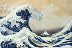 The Great Wave off Kanagawa (Thirty-six Views of Mount Fuji)