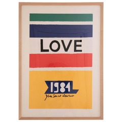 Yves Saint Laurent Love , 1984 at 1stDibs | love 1984 yves saint