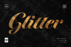 Creative Market Glitter Photoshop Text Effect