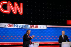 In : Biden and Trump face off in CNN presidential debate ...