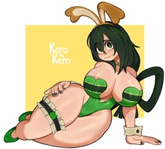 my hero academia, asui tsuyu, tsuyu asui, melonpuff, 1girls - R34 ...