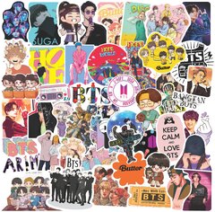 BTS Stickers For Phone Case, Laptop, Water Bottle, Cute Kpop ...