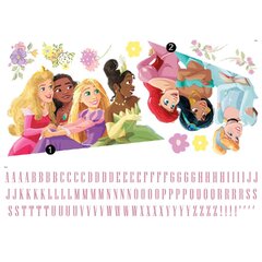 Disney Princesses Peel and Stick Giant Decals with Alphabet