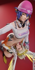 overwatch, overwatch 2, kiriko (overwatch), mercy, 3d - Rule 34 XYZ