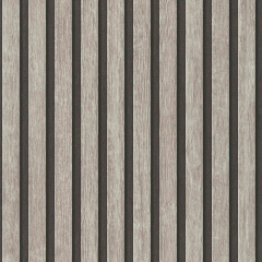 Albany Wood Slats Creation 39109 (Wood Slats Gray / Black AS Creation 39109-2)