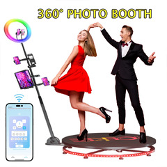 Rotating Metal Platform 360 Photo Booth Machine Camera Booth For ...