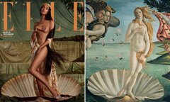 Transgender model Lea T poses nude as Botticelli's Venus | Daily ...