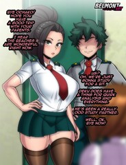 my hero academia, izuku midoriya, midoriya izuku, momo yaoyorozu ...