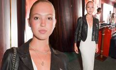 Kate Moss' daughter Lila, 18, exudes elegance in a white dress ...