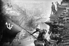 Raising a Flag over the Reichstag (Battle of Berlin)