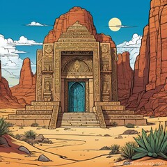 desert temple Prompts | Stable Diffusion Online