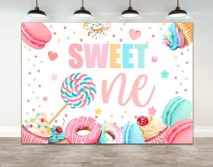 Ticuenicoa 7×5ft Sweet One Backdrop Donut 1st Birthday Party Cup ...