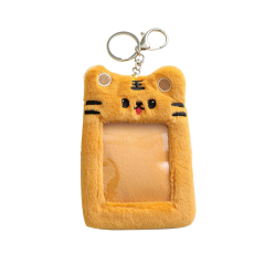 FUBAOLIN Photocard Holder Keychain Plush Cute Plush Kpop Photocard ...