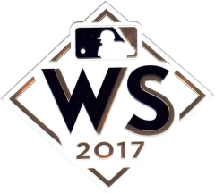 2017 World Series Astros vs. Dodgers Embosstech Collectors Sleeve Patch (2017 World Series Logo)