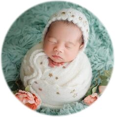 Zeroest Newborn Photography Wrap Newborn Photoshoot Props Boys Girls Newborn Posing Backgroud Stretch Knit Blanket for Baby Photo Prop