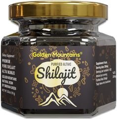 Pure Authentic Siberian Altai Golden Mountains Shilajit Resin 100g 3.53oz (Golden Mountains Shilajit)