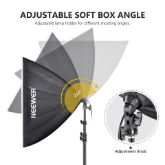 Neewer 700W Professional Photography / Centimeters Softbox with E27 Socket Light Lighting Kit (Neewer 700W Professional Photography /, 54% OFF)