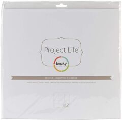 Project Life Page Protectors 12"X12" 12/Pkg (Project Life Photo Pocket Pages 12-pkg-Design D)