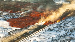 A volcano in Iceland is erupting again, spewing lava and cutting ...