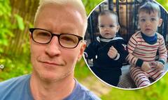 Anderson Cooper shares adorable snaps of sons Wyatt, two, and ...