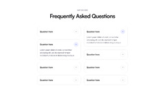 Webflow FAQ Component | Flowbase