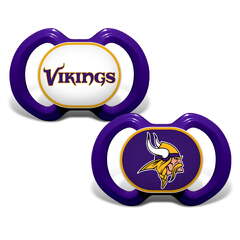 Baby Fanatic Minnesota Vikings Pacifier 2 Pack (Minnesota Vikings Pacifier)