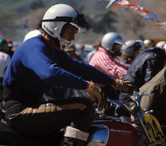 Steve McQueen (1971 Dirt Bike Racer Steve McQueen On Husqvarna Motorcyle Photo Motocross Racing)